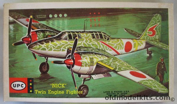 UPC 1/101 Kawasaki Ki-45 Nick (ex-Marusan), 7033-39 plastic model kit